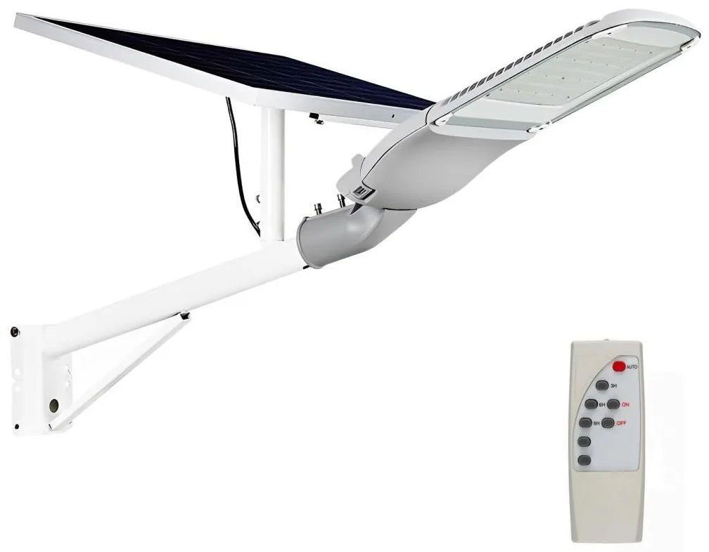 V-Tac LED Solárna pouličná lampa SAMSUNG CHIP LED/50W/6,4V IP65 4000K + DO 7837