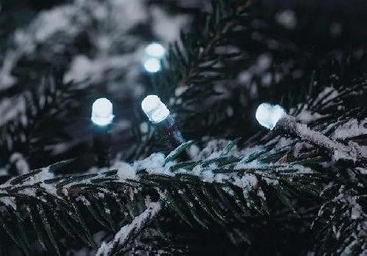 NEXOS Vianočná LED reťaz 40 m, 400 LED, studená biela