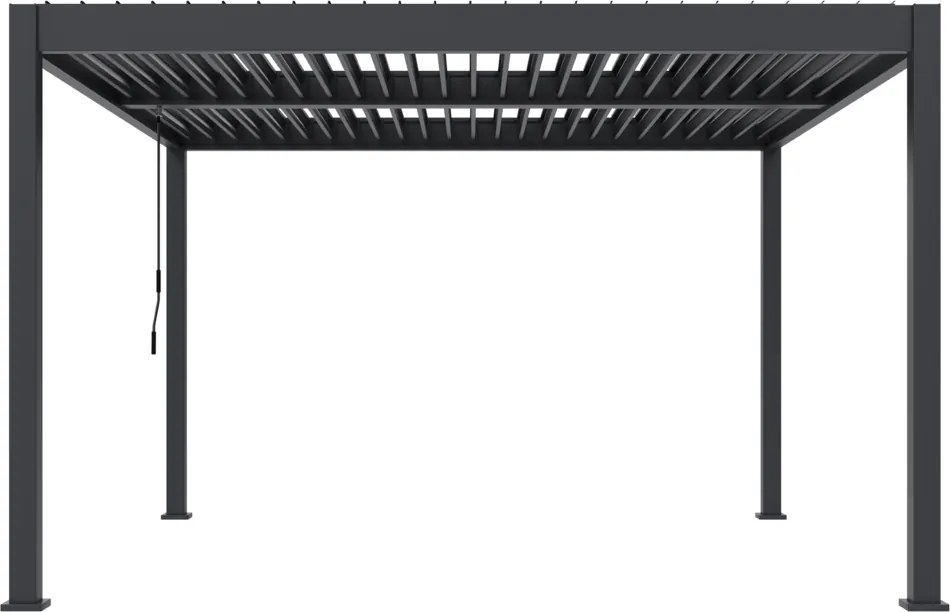 Bioklimatická pergola INTRO DUO 4x4m, hliník, voľne stojaca