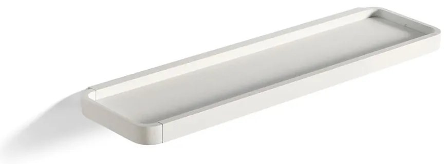 Biela kúpeľňová polica Zone Rim, 44 x 11 cm
