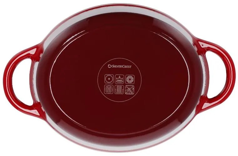 Silvercrest®  Liatinový pekáč, 3 l (červená)  (100393109)