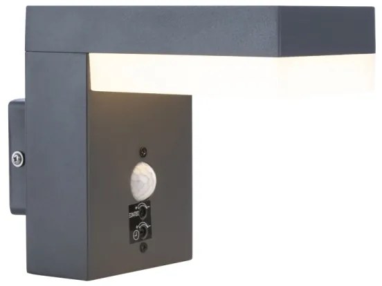 Globo 34186WS - LED Vonkajšie svietidlo so senzorom OSKARI LED/9,5W/230V IP44