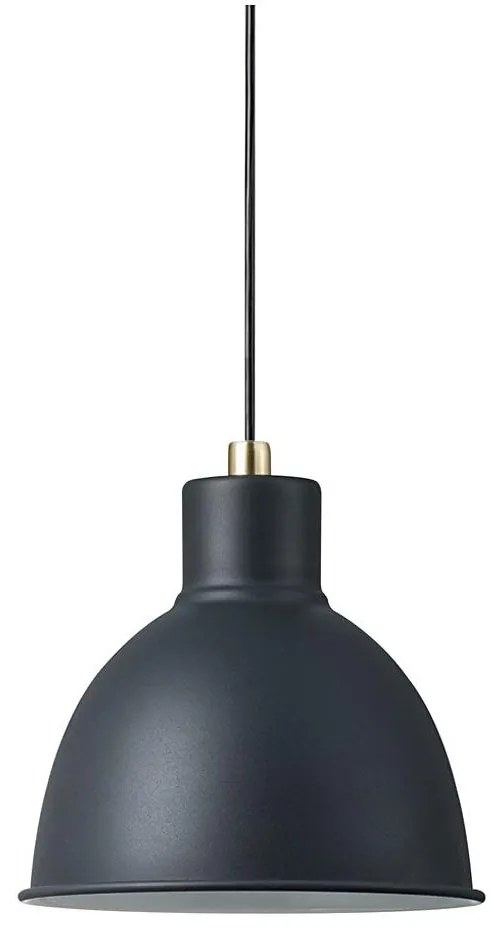 Nordlux - Luster na lanku POP 1xE27/60W/230V čierna NX0585