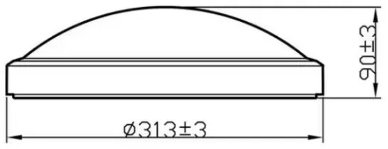 Philips - LED Kúpeľňové stropné svietidlo DORIS LED/17W/230V 4000K IP44