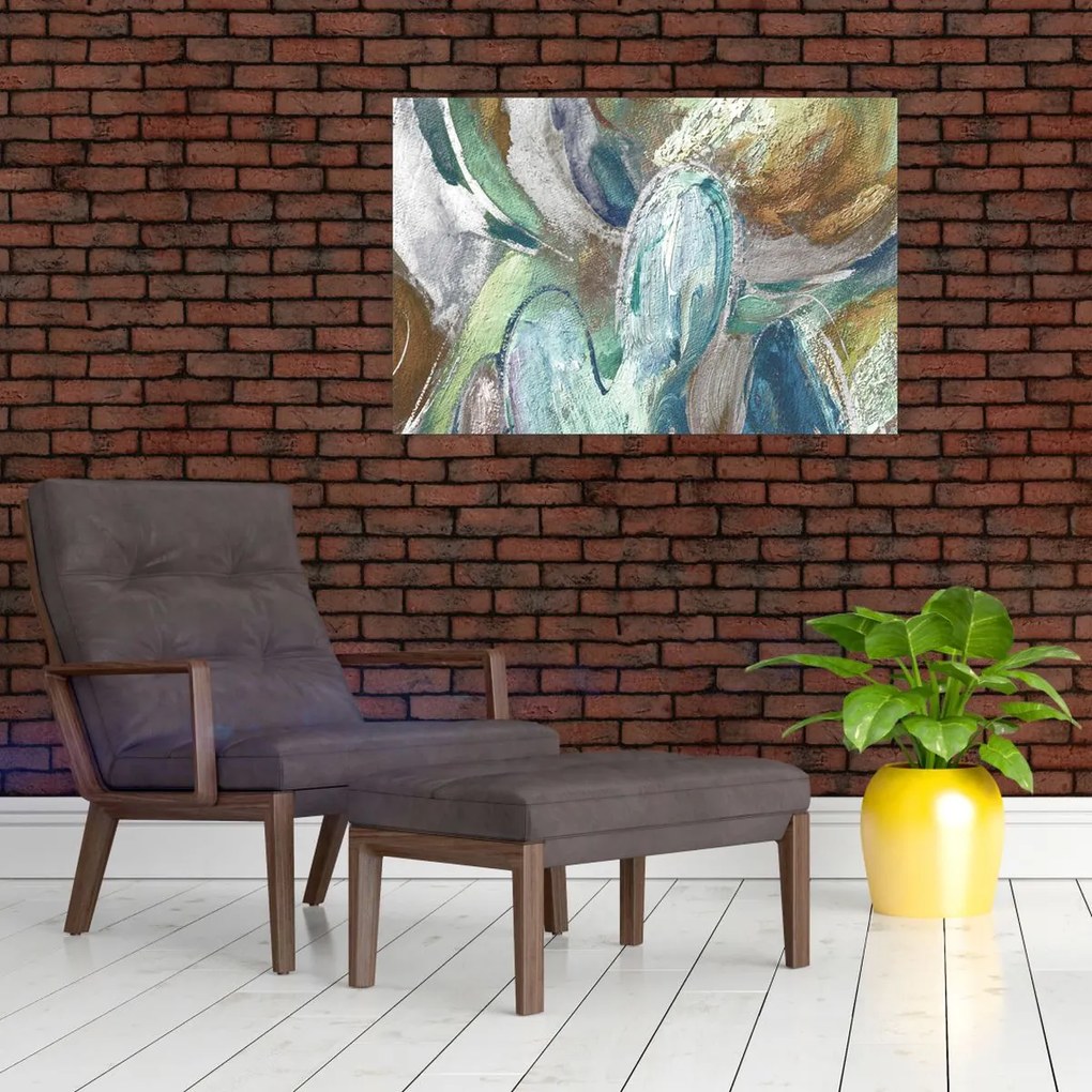 Obraz - Abstraktné maľba postavy (90x60 cm)