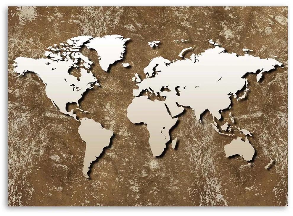 Gario Obraz na plátne Stará retro mapa sveta Rozmery: 60 x 40 cm