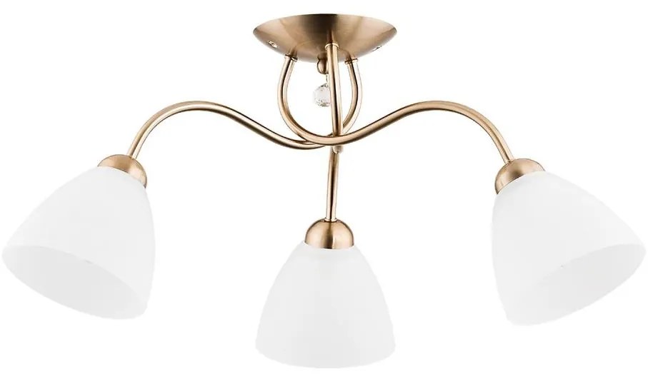 Prisadený luster AMARILLO 3xE27/15W/230V zlatá