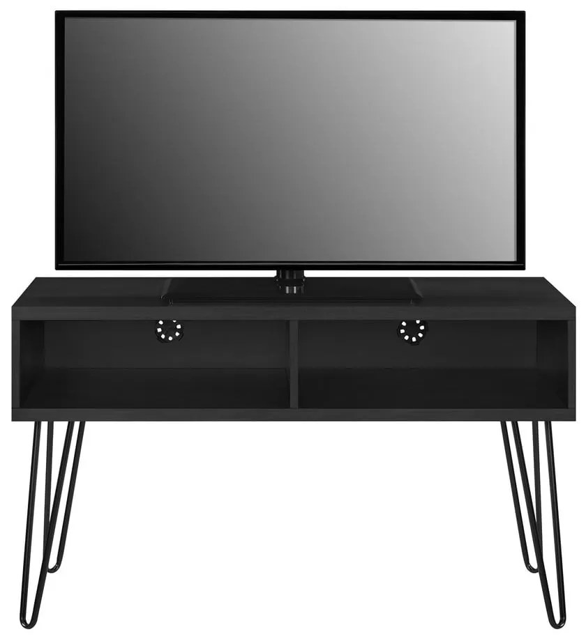 Tmavosivý TV stolík v dekore duba 107x63 cm Owen – Støraa
