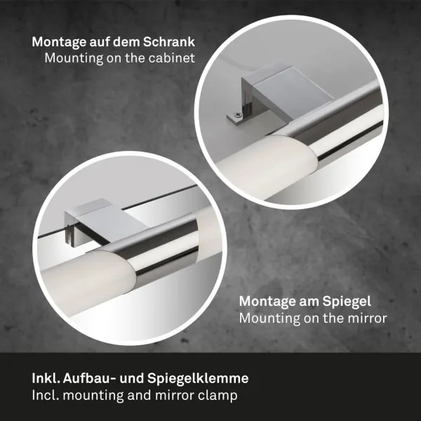 Briloner 2113-118 - LED Kúpeľňové osvetlenie zrkadla LED/12W/230V IP44 chróm