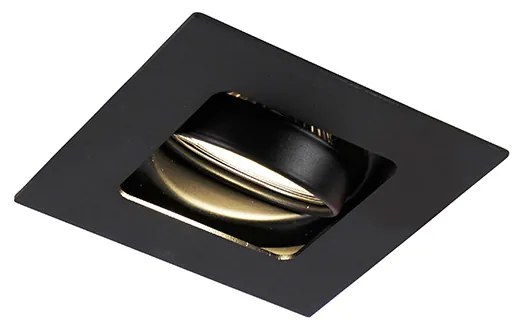 Moderné inteligentné zapustené bodové svietidlo čierne vrátane WiFi GU10 - Artemis