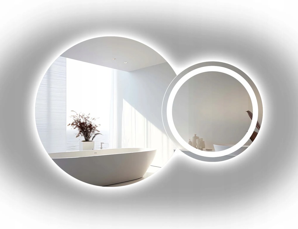 Sada zrkadiel Asteria Led s pieskovaním (2ks) FI110 FI130