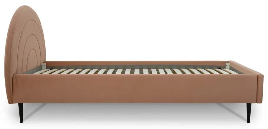 Ružová detská posteľ 90x200 cm Rainbow – Scandic