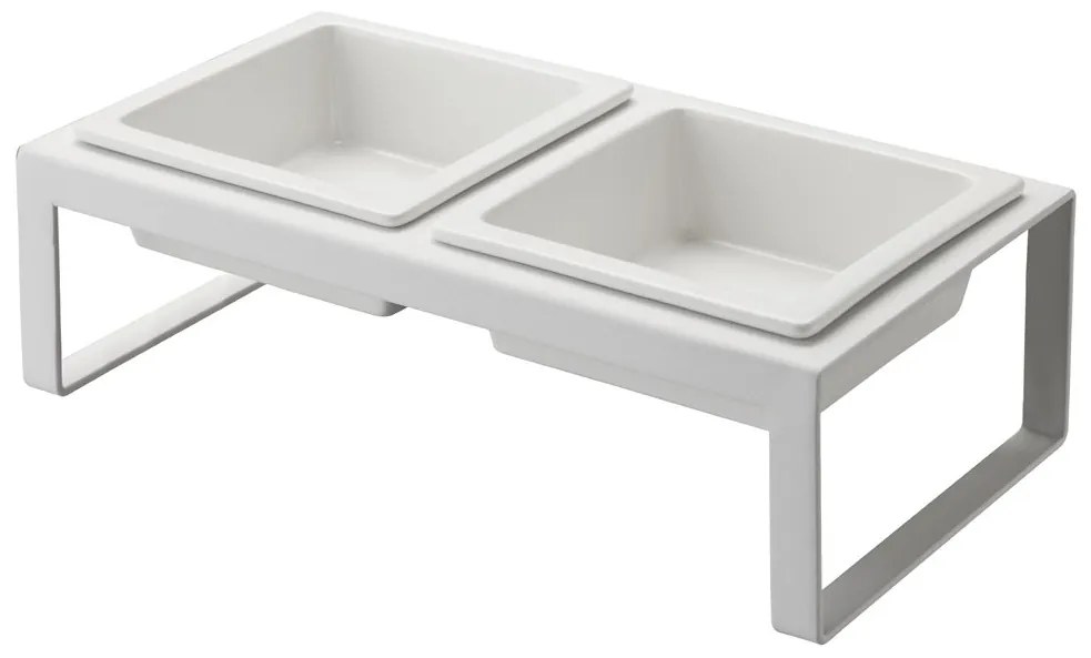 Pet misky Yamazaki 4744, biele