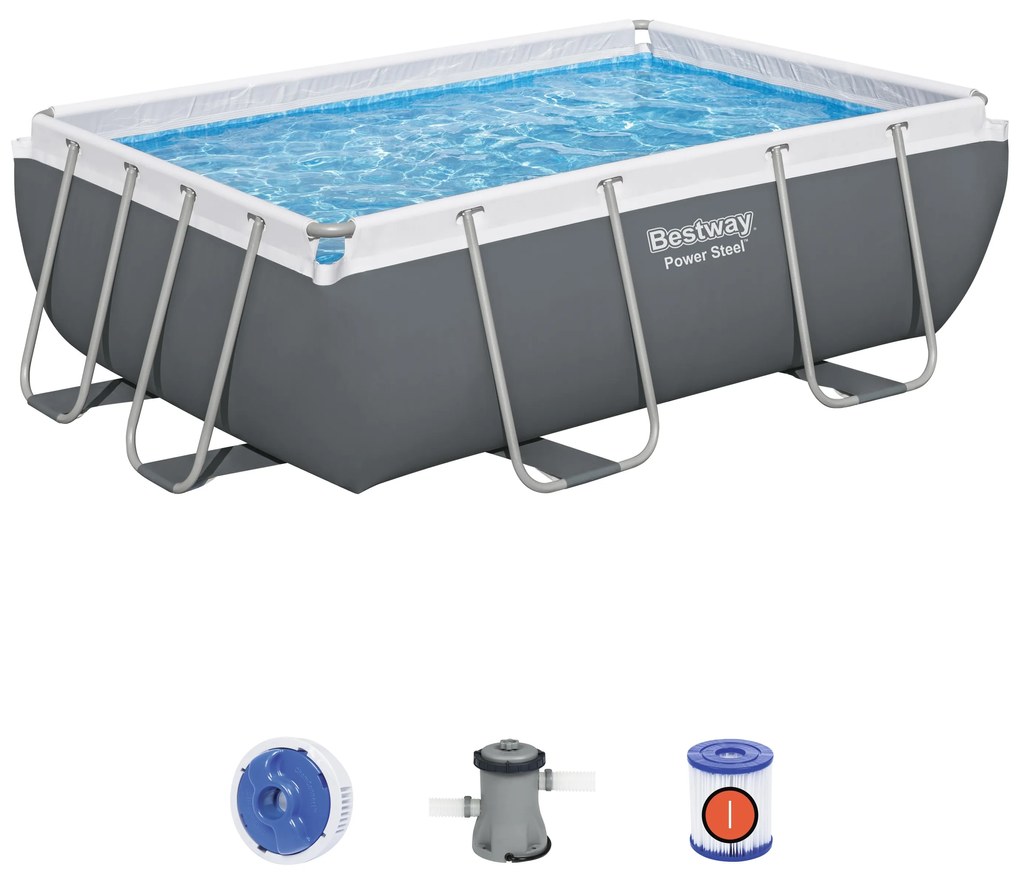 Bazén 282x196x84cm POWER Steel BESTWAY - 56629