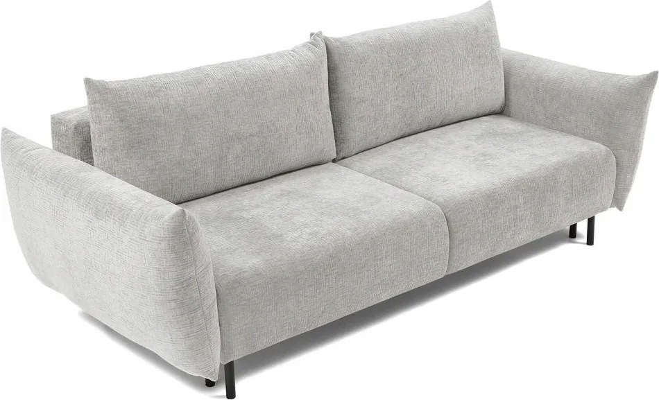 Pohovka trojsedačka Cinderella (sivá čierna)