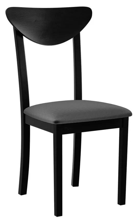 Jedálenská stolička Malzik III, Morenie: čierny, Poťahové látky: Hygge D91