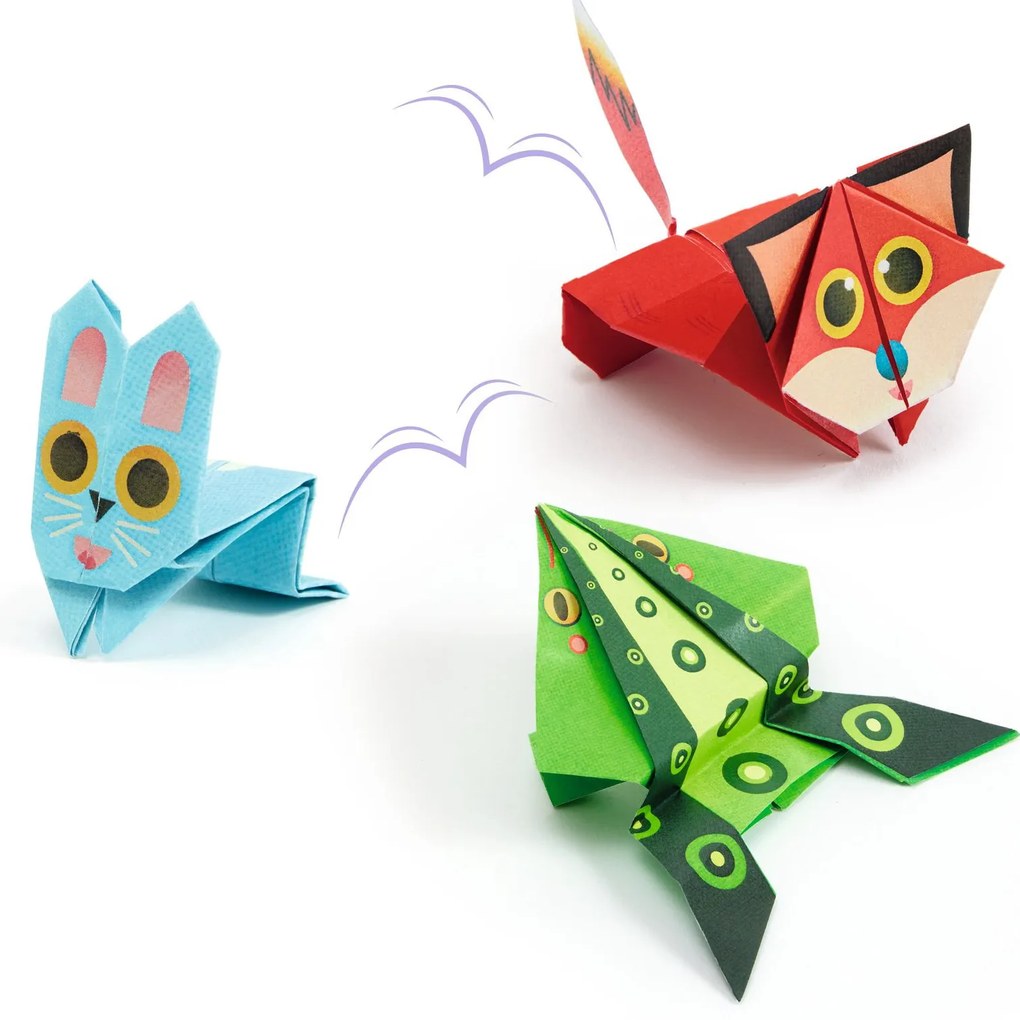 Origami skladačka - skákajúce zvieratká
