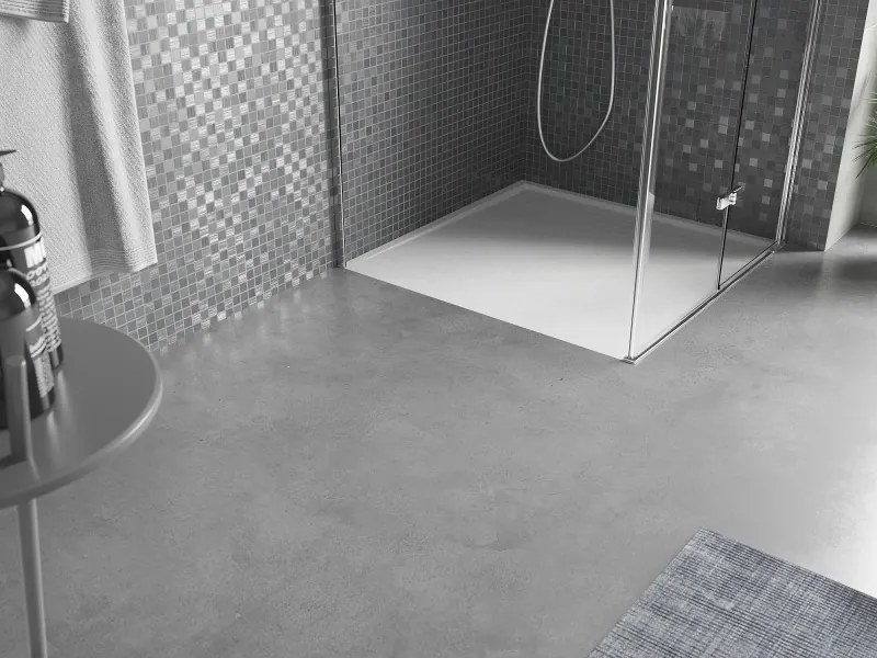 Mexen Amon štvorcový sprchový kút SMC 90 x 90 cm, biely - 4F109090