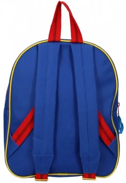 Setino - Detský / chlapčenský predškolský batoh Tlapková patrola - PAW PATROL - modrý Marschall, Chase, Ruble