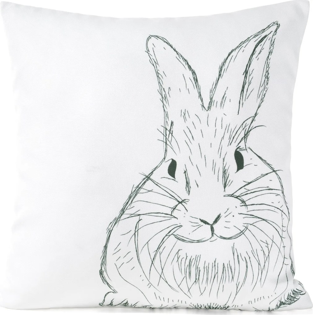 VEĽKONOČNÁ DEKORAČNÁ OBLIEČKA NA VANKÚŠ CHUBY 45X45 CM VZOROVANÁ