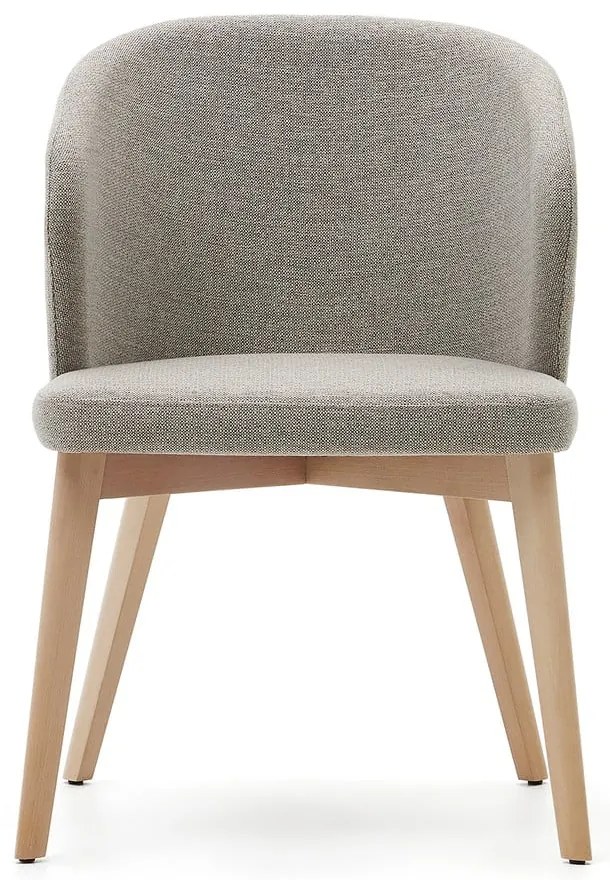 Béžové čalúnené jedálenské kreslo Darice – Kave Home