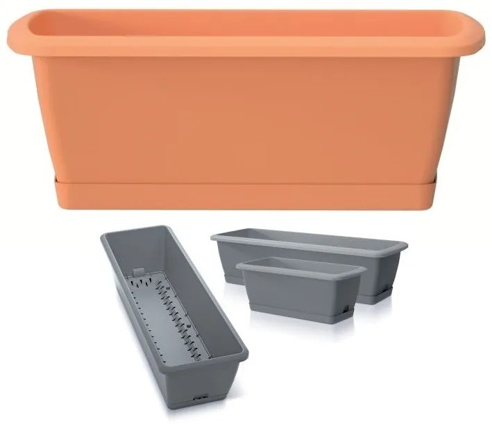 Truhlík so zavlažovacím systémom RESPON terakota