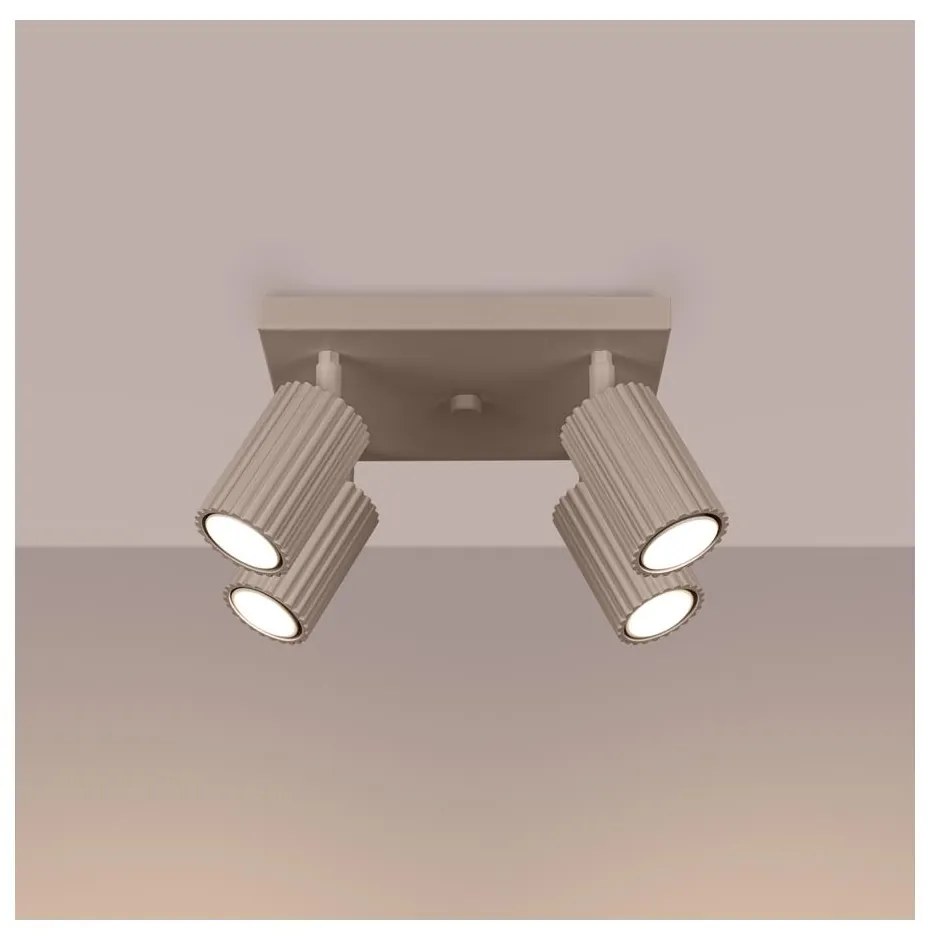 Brilagi - Bodové svietidlo CRESTO 4xGU10/10W/230V taupe