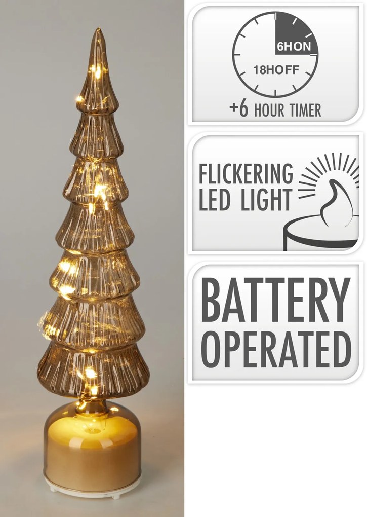 Vánoční LED světelná dekorace Karter 40 cm teplá bílá