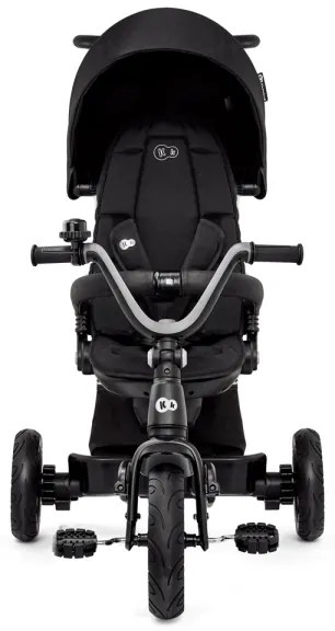 KINDERKRAFT SELECT - Detská trojkolka 5v1 EASYTWIST Premium čierna