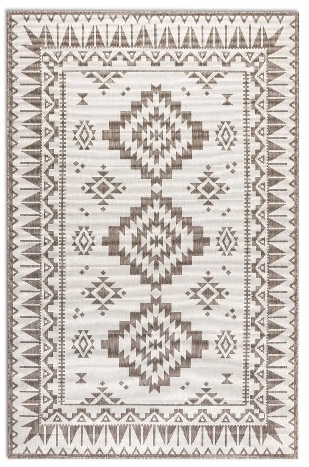 Krémovo-hnedý vonkajší koberec 160x230 cm Gemini – Elle Decoration