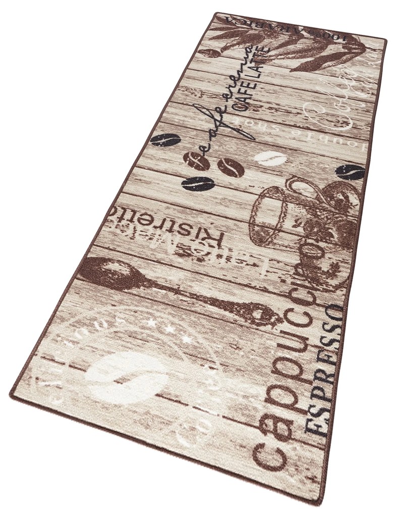 Hanse Home, Protišmykový behúň 67x180 cm Loop 102371, 67x180, hnedá, kuchyňa