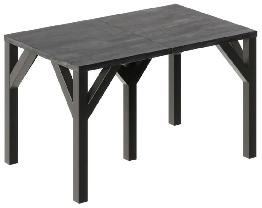Stôl Dunaj 295 betón tmavý