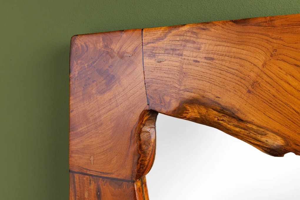 Zrkadlo MOSAIC 90 cm z masívneho teakového dreva