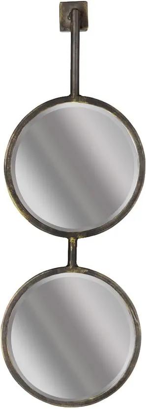 Dvojité okrúhle nástenné zrkadlo BePureHome Chain, dĺžka 58 cm