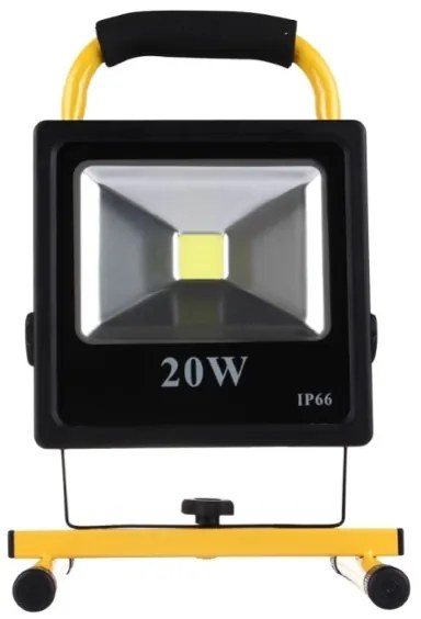 Wellhox LED prenosný nabíjateľný reflektor 20W