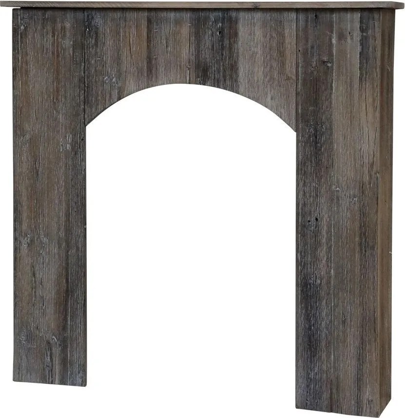 Hnedá antik dekoratívna krbová rímsa Grimaud - 100*20*95cm