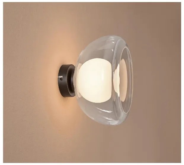 Livarno home Nástenná a stropná LED lampa (transparentná)  (100393033)
