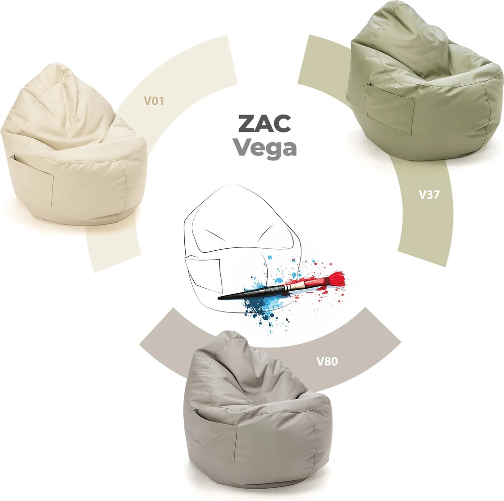 INTERMEDIC SK Sedací vak Zac Vega Farba: V01 - krémový