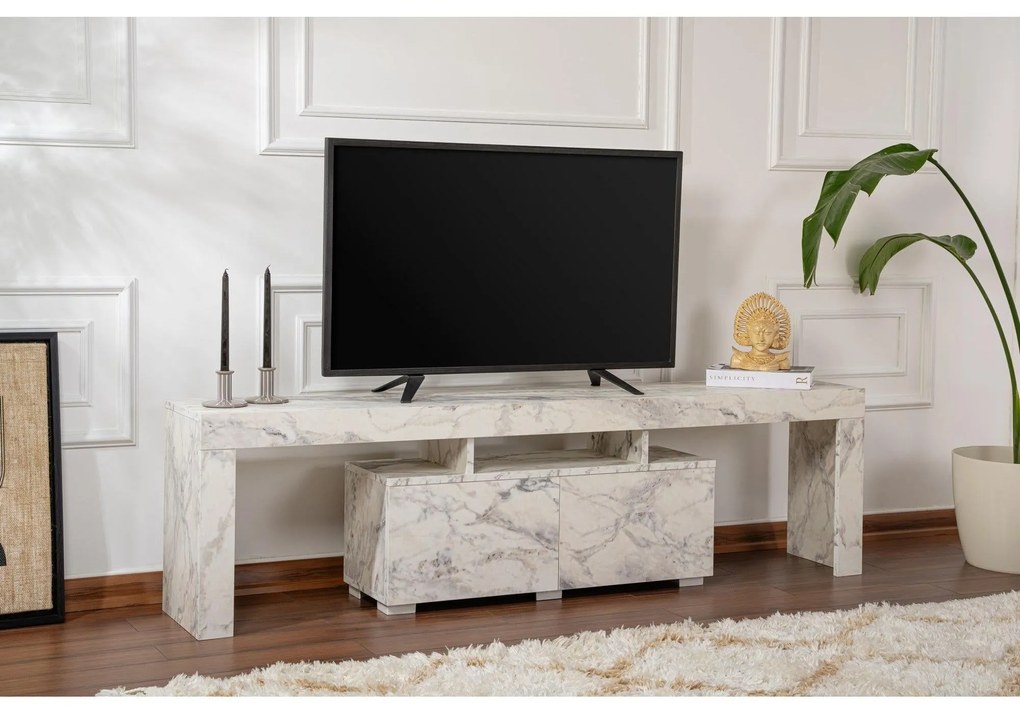 TV skrinka Enclave - Fressia Marble