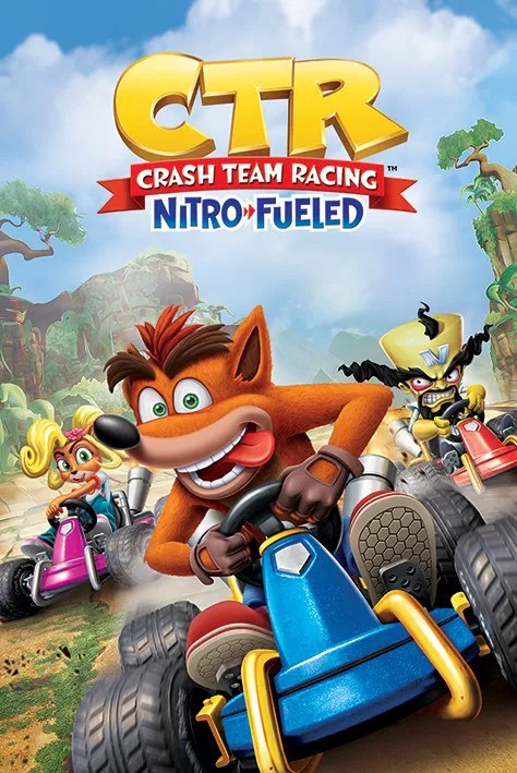 Plagát, Obraz - Crash Team Racing - Race, (61 x 91.5 cm)