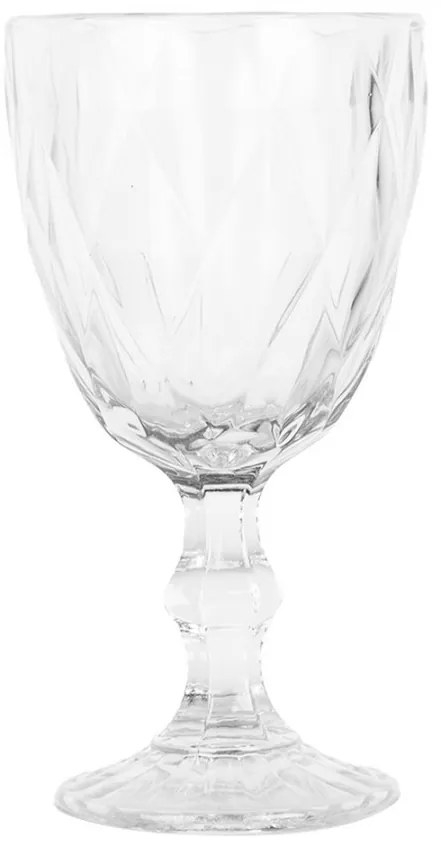 Transparentný pohár na víno Diamond - Ø 9*17 cm / 250 ml