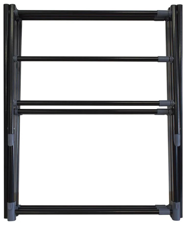 Erga Model 102 Black, poschodový sušiak bielizne 44x39x105 cm, čierna, ERG-SEP-10SUSSTORO102