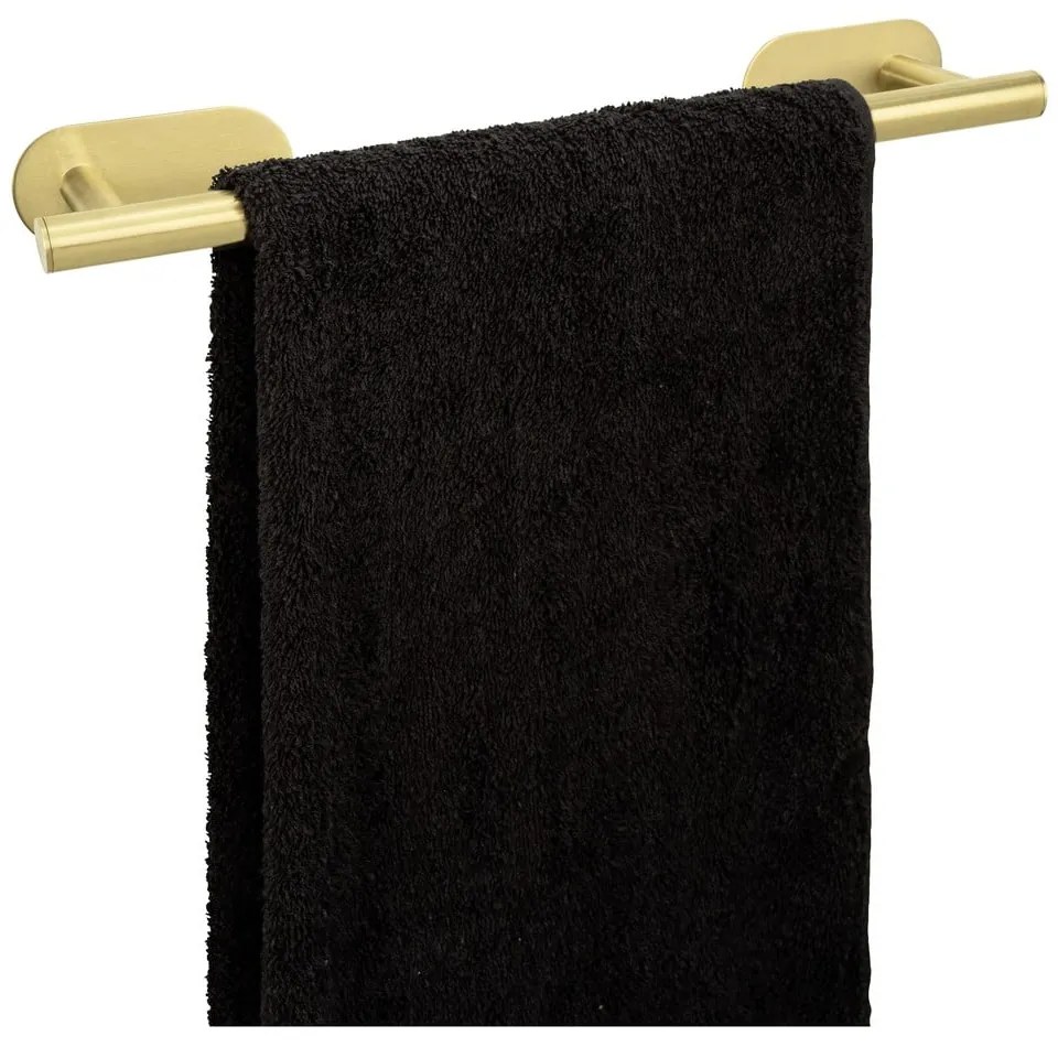 Samodržiaci držiak na uteráky z nerezovej ocele Orea Gold – Wenko