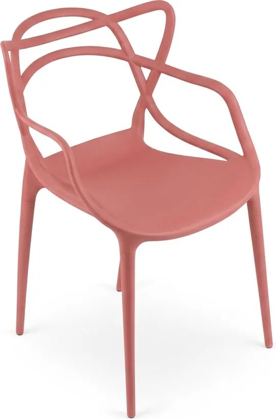 Korálová plastová stolička KATO