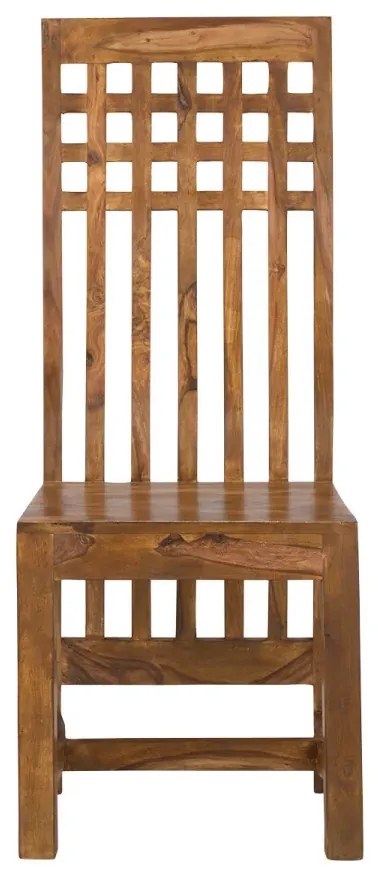 furniture-nabytek.cz - Masivní židle Castello z palisandru, lakované, hnědé – sada 2 ks