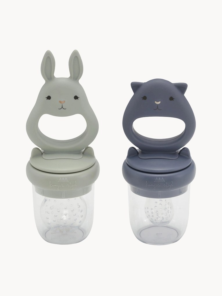 Súprava hryzadiel na ovocie Bunny, 2 diely