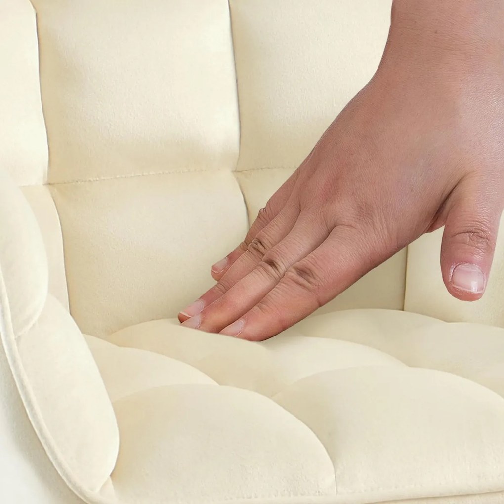 Stolička Tirana zamat - krémová