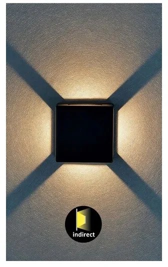 Rabalux 7318 - LED Vonkajšie nástenné svietidlo LIPPA LED/6W/230V IP54 biela