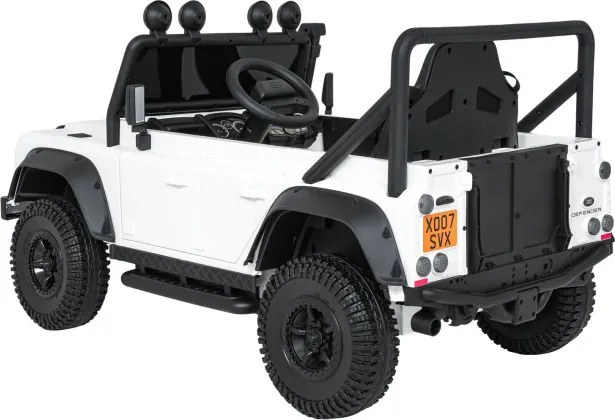 Elektrické autíčko Land Rover Defender 110 SVX biele
