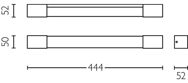 Philips - Kúpeľňové osvetlenie zrkadla ROVER LED/5W/230V IP44 čierna